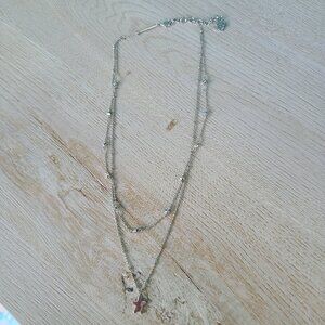 Kendra Scott Jae Star Multi Strand Necklace in Silver